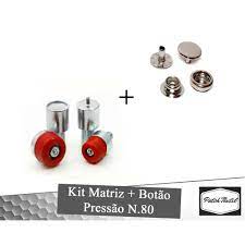Kit Matriz Botao De Pressao N 80 Botao N 80 50 Unid Shopee Brasil