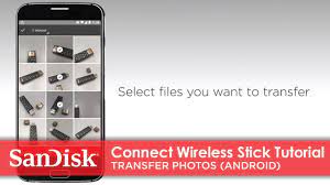 If you have backed up android phone data to computer or hard drive before, you can easily transfer the copies of these photos back to android phone with. Sandisk Connect Wireless Stick Tutorial Transfer Photos Android Youtube