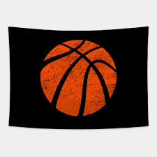 Basketball Lover Gift Cute Basketball Pattern Basketball Tapestry Teepublic