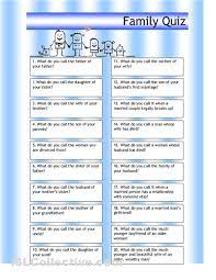 In the solar system, which planet is known for its rings? 9 Esl Ideas Family Worksheet Teaching English Learn English