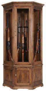 If you're familiar with the process of assembling your own furniture, this is as good as it gets; Solid Wood Corner 14 Gun Cabinet From Dutchcrafters Amish Furniture