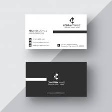 Black And White Business Card Template Classic Black And White Business Card Business Card Design Creative Business Card Template Design Professional Business Card Design