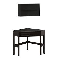 Best home office l shaped corner desk with hutch white black brown.1. Corner Desk With Hutch Buylateral Target