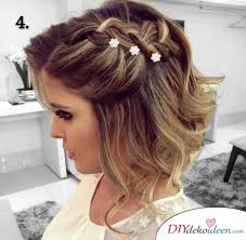Elegante frisuren einfach selber machen. 30 Hochzeitsfrisuren Fur Mittellanges Haar Wunderschone Frisurideen