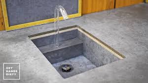 how to make a sink, countertop, tap and
