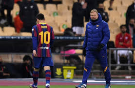 Lionel messi decided he wanted to quite after being told his 'privileges' were being stripped away by 'inflexible' new boss ronald koeman he held a personal talk with koeman following the. Ronald Koeman Talks His Uncertain Barcelona Future And Lionel Messi