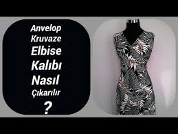 Anvelop Kruvaze Elbise Kalibi Nasil Cikarilir How To Make Wrap Dress Youtube Elbise Dikis Patronlari Dikis