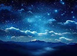 backgrounds night sky with stars and moon and clouds. Elements of this  image furnished by NASA Created with Generative AI technology. 26951847  Stock Photo at Vecteezy