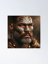 Warrior Maori Poster