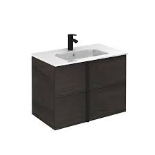 Classic carrera marble bathrooms with floating cabinets. Belvedere Bath 1001luxp34 Elena 32 Inch Floating Vanity With Integrated Porcelain Sink