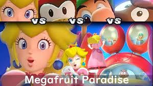 Mario Strikers Battle League Peach Toad Daisy and Mario at Urban Rooftop  CPU Hard Warriors