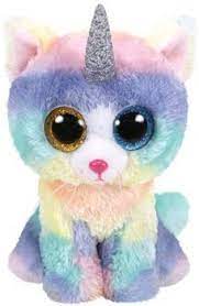 Pelucia Plush Ty Beanie Boos Gato Unicornio Heather 15 Cm Amazon Com Br