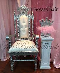 Elegant Princess Chair Rental For Birthdays Baby Showers The Brat Shack Party Store Princess Chair Baby Shower Chair Throne Chair