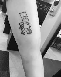 Bart Simpson Tattoo Tattoos Forearmtattoo Tattoosleeve Cartoonstyle Simpsons Thesimpsons Tattooist Ladytat Simpsons Tattoo Skateboard Tattoo Tattoos