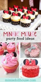 Minnie mouse birthday party food ideas and recipes make sure that there is party food that is going to be good for the kids and the adults as well. Mickey Mouse Food Ideas Minnie Mouse Desserts Mimi S Dollhouse
