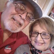 Mother and Son night out. Brought my mom to see her beloved Detroit Red  Wings! She grew up in a Michigan hockey family. She's wearing her red and I  got her close