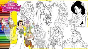Wedding is one of the most important occasions in life. Disney Princess Wedding Day Princess Bride Coloring Pages For Kids Youtube