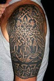 Tribal arm tattoos offer a singularly rugged display of masculinity in the modern age. Resultado De Imagem Para German Tribal Tattoos Celtic Tattoos For Men Celtic Tribal Tattoos Celtic Sleeve Tattoos