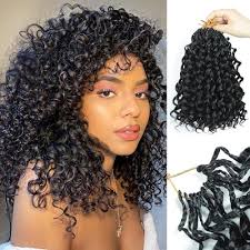 Amazon.com : Pre Looped Gogo Curl Crochet Hair 8 Packs Pre Twisted Ocean  Wave Goddess Box Braids Curly Water Wave Synthetic Braiding Hair For Black  Women (TBUG, 10 Inch (Pack of 8)) :