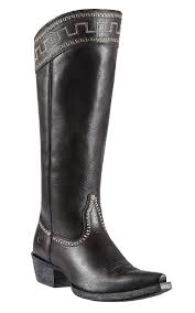 Black And Brown Boots Womens Ariat Sahara Women S Old West Black Snip Toe Tall Boots Snip Toe Cowgirl Boots Boots Ariat Boots Womens