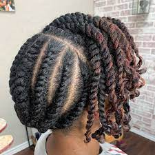 40 Flat Twist Hairstyles On Natural Hair With Full Style Guide Coils And G Natural Hair Stylists Flat Twist Hairstyles Protective Hairstyles For Natural Hair