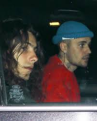 1/5/25—Justin Bieber and Eddie Benjamin yesterday leaving the Golden Globes  after-party organized by CAA, at the Chateau Marmont Hotel in Los Angeles,  California. . #justinbieber #eddiebenjamin #goldenglobes #losangeles