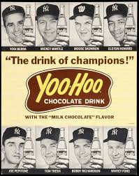 1964 New York Yankees Yoo Hoo Ad Vintage Baseball Baseball New York Yankees