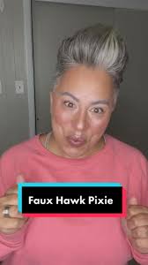 Womens Pixie Faux Hawk