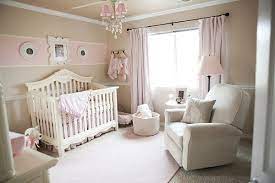 Elegant Pink Cream Nursery And Baby Shower Baby Girl Room Baby Nursery Decor Cream Nursery