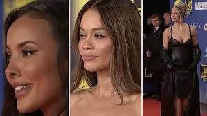 Mabel, 28, rocks a quirky checked dress as she joins her chic mum Neneh  Cherry, 60,