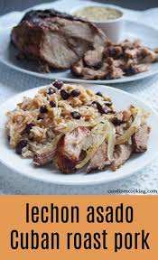 Spoon the butter sauce over the pork before slicing. Lechon Asado Cuban Roast Pork Caroline S Cooking