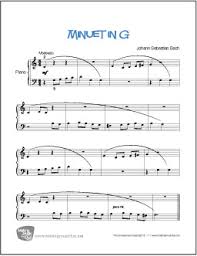 Gymnopedie number 3 beginner piano sheet music by erik satie. Minuet In G Bach Free Beginner Piano Sheet Music