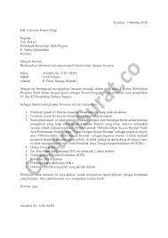 Berikut contoh surat lamaran pekerjaan yang bisa kamu download file dokumennya juga, link di bagian akhir artikel. Contoh Surat Lamaran Kerja Dosen Poltekkes Contoh Surat