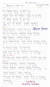Not Angka Jung Yong Hwa Because I Miss You Ost Heartstrings Not Angka Lagu Ost K Drama In 2021 Not Musik Pianika Lirik Lagu