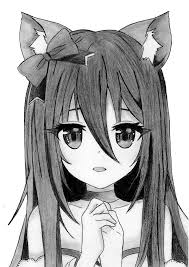 Friends, you only need this material to make this painting. Pencil One Pencil Pencil Cute Anime Girl Drawing Novocom Top
