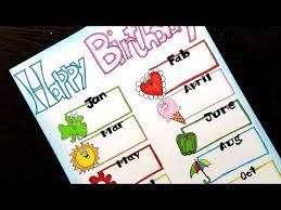 Birthday Chart Ideas For School Projects Classroom