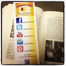 Social Media Bookmark For Queens Library