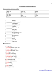 20210117 15 contoh soal future tense dalam bahasa inggris beserta jawaban 17 soal auxiliary verb dodoes dalam bahasa inggris beserta jawaban 20 contoh soal. Soal Latihan Command And Request