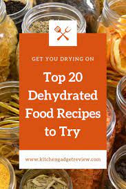 Top 20 Food Dehydrator Recipes To Try Out Today Save Money By Making Delicious Snacks With In Season Meats Veggies Dehydrator Recipes Dehydrated Food Recipes