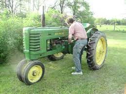John deere tractors, combines & lawn mowers service repair manuals, wiring diagrams, fault codes list; Hand Starting A John Deere Tractor Youtube