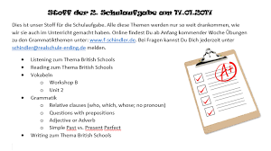 Relative pronouns that introduce a restrictive relative clause are not separated from the main clause by a. 4 Schulaufgabe Am 02 06 2017 Fschindlers Webseite