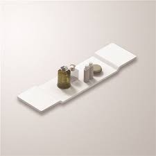 Further reading on bathtub caddies. Jade Bath Claire Bathtub Caddy 32 In Matte White Stone Tr 002 Rona