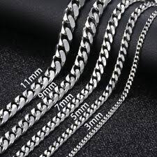 Mens Chains Necklaces Pendants For Sale Ebay