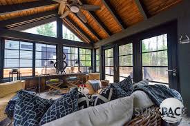 Enclose your porch with custom made three season porch panel enclosures featuring removable screen & glass inserts. Sunspace Sunrooms Weathermaster C Windows Doors