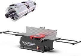 Maybe you would like to learn more about one of these? Wahuda Tools Jointer 10 Inch Benchtop Wood Jointer Spiral Cutterhead Portable Jointer Cast Iron Tables W Pull Out Extensions 4 Sided Carbide Tips 12amp Motor Woodworking Tools 50110cc Whd Amazon Com