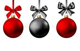 Free for commercial use no attribution required high quality images. Realistic Red And Black Christmas Balls With Bow And Ribbon Stock Vector Illustration Of Ball Friday 162610812