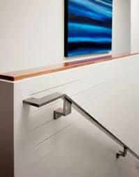 Use rails with a slightly smaller wedged end that fits into a. 12 Wall Mounted Handrail Ideas Handrail Stair Handrail Stair Railing