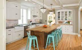 مطابخ مع تصميم صورة الجزيرة