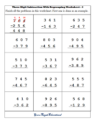 There are lots of traditional worksheets, as well as card games and math riddle puzzles. 3rd Grade Math Three Digit Subtraction With Regrouping Steemit