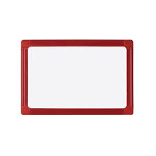 Bi Office Double Sided Drywipe Board A3 Magn Plastic Frame
